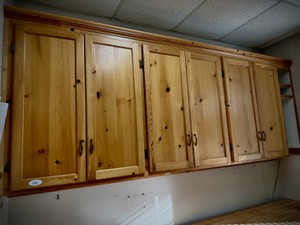 Wooden cabinets