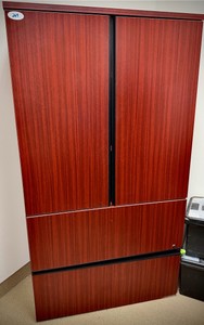 filing cabinet wbookshelf
