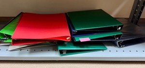 binders assorted