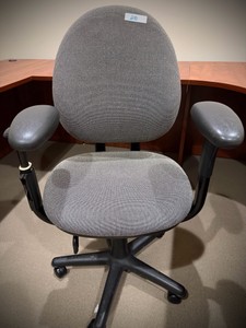 Black gray chair