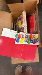 assorted party boxes