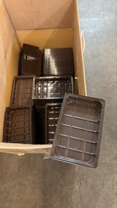 box of fudge container containers