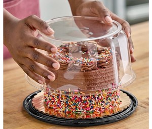 3 14 Swirl grocery dome & base