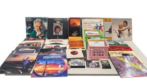 Large Mixed Vinyl Record CD Media Lot Rock Country Pop Soundtracks Easy Listening Approx 50 Pieces unsearched bulk lot
