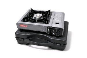 Coleman Portable Butane Camp Stove 2800 Series 7650 BTU w Hard Carry Case Single Burner