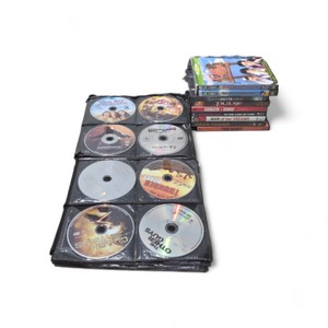 Mixed DVD Lot w Loose Discs Dark Knight Batman Begins Gran Torino Rush 2