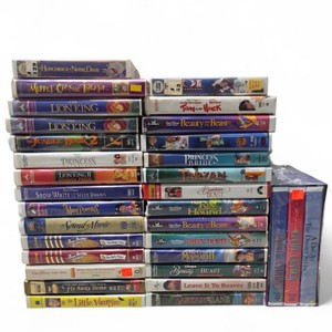 Kids VHS Lot Disney Lion King Beauty and the Beast Tarzan Princess Bride More