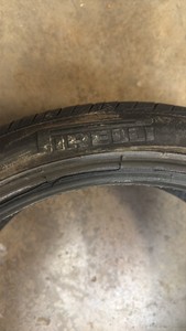 2 tires (not a match)