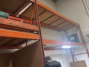 Pallet racks (2 sections) They are ONE unit