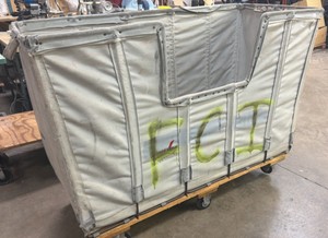 Vintage Large Laundry cart