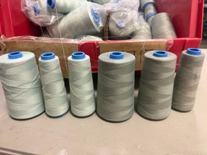 Bucket of Serger threads