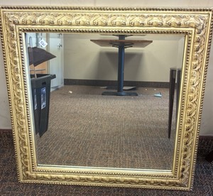 Framed decorative mirror