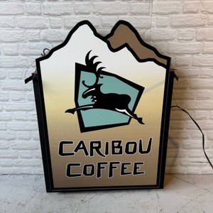 Carribou Coffee Light Up Sign