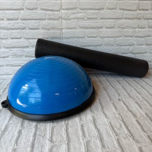 exercise ball and foam roller