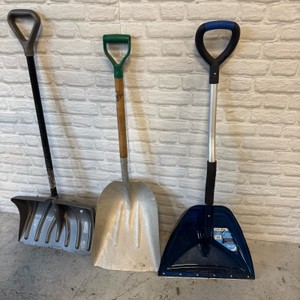 snow shovels