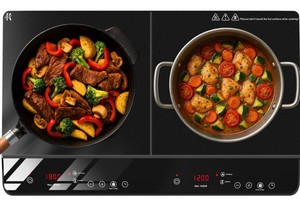 2 Zones Induction Hob, Electric Table Top Stove, Model #LI2H-181