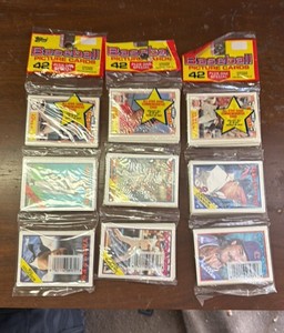 1988 Topps Baseball Rack Packs Sealed Three Packs Total
