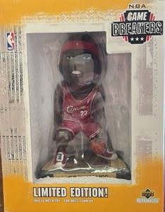 Brand New Sealed LeBron James Linited Edition Figure, Upper Deck Brand NBA Officially Licensed Collectible, Mint in Box Rare Future Hall of Fame Basketball Player