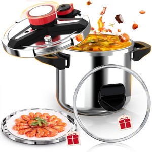 3-in-1 Stainless Steel Pressure Cooker 5.2 QT RETAIL $75.00