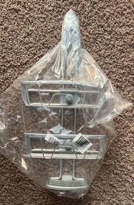 Three shelf hanging shower caddy
