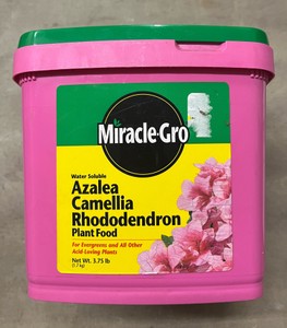 Miracle-Gro Water Soluble Azalea, Camellia & Rhododendron Plant Food.