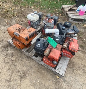 Winter Project Lot - Pallet of used engines