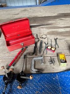 Assorted Toolboxes with Tools