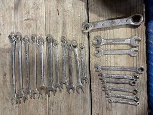 Assorted Wrenches and Hammer Heads