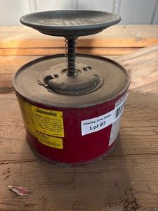 2 Steel Plunger Cans