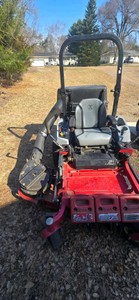 Exmark zero turn lawn mower w/bagger