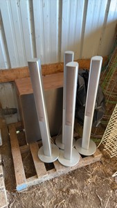 Panasonic Tower speakers 4x and Radio Set