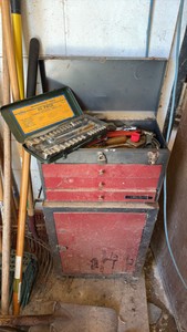 Full toolbox with miscellaneous tools.