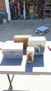 Avon collectible four-piece lot