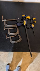 C-Clamps and quick grips