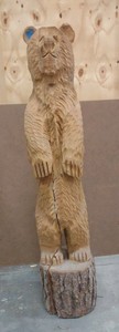 carved bear