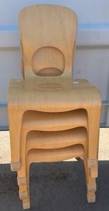 toddler chairs x 4