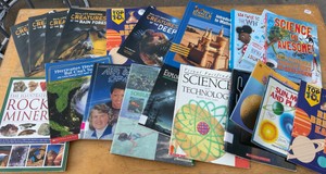 Tote of 5th Grade Science Books