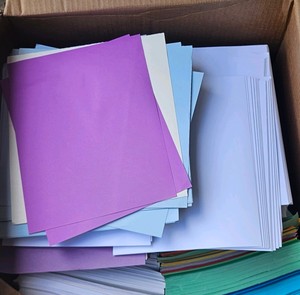 Mixed Box of construction paper