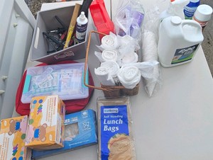 Mixed box of supplies