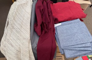 box of curtains