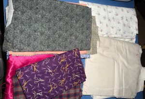 Tote of fabric