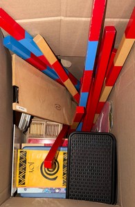box of puzzles
