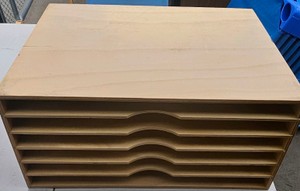 Wooden bin
