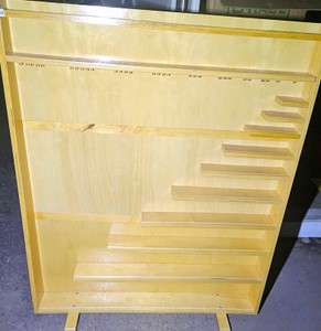 multi tiered shelf