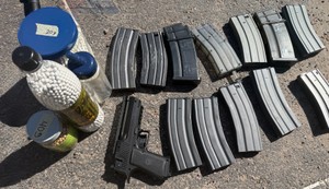 BB gun, BBs and magazines