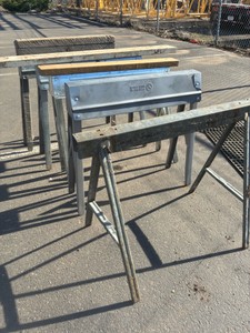 sawhorses various sizes 5 in lot