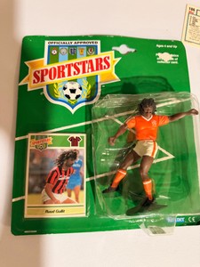 Vintage Sportstars Ruud Gullit Soccer Figure w Collector Card  Officially Approved Sportsstars Series