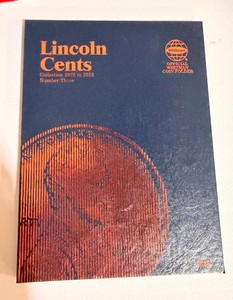 Vintage Coin Collection - Lincoln Cent Collection Folder 19752013  Partial Set w Multiple Pennies Included