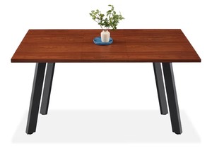 Modern Extendable Dining Table with a brown finish  - See Description