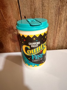 Vintage Chippewa Valley Country Fest Pepsi  Kwik Trip Travel Mug